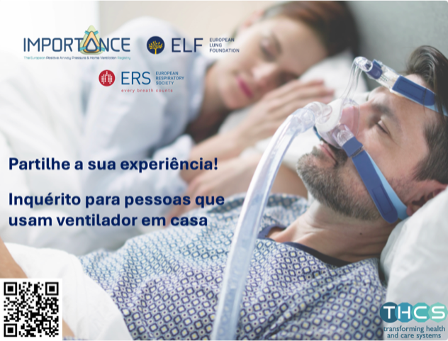 Convite à Participação em Inquérito Europeu Sobre Experiência com Dispositivos de Apoio Respiratório (Ventiladores)
